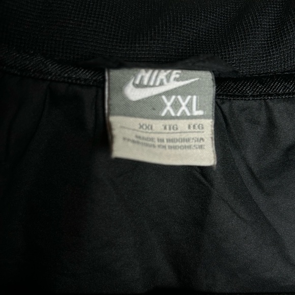 Nike Men's Zipper Closing Windbreaker Black Bomber Lightweight Jacket size XXL - Picture 4 of 6